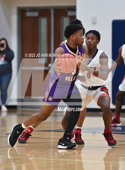Thumbnail 3 in Jersey Village vs. Benjamin Davis (Houston Methodist Cy-Hoops Invitational) photogallery.