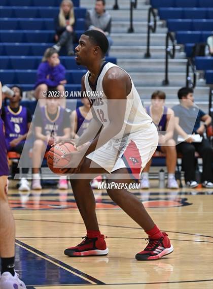 Thumbnail 3 in Jersey Village vs. Benjamin Davis (Houston Methodist Cy-Hoops Invitational) photogallery.