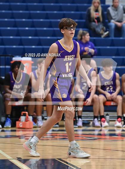 Thumbnail 1 in Jersey Village vs. Benjamin Davis (Houston Methodist Cy-Hoops Invitational) photogallery.