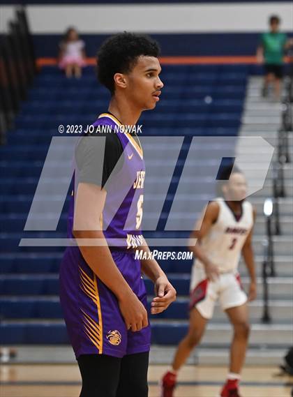 Thumbnail 3 in Jersey Village vs. Benjamin Davis (Houston Methodist Cy-Hoops Invitational) photogallery.
