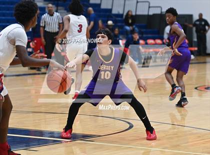 Thumbnail 3 in Jersey Village vs. Benjamin Davis (Houston Methodist Cy-Hoops Invitational) photogallery.