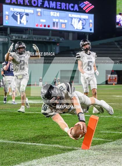 Thumbnail 2 in Plymouth South @ Plymouth North (High School Football at Fenway) photogallery.