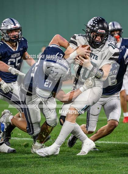 Thumbnail 3 in Plymouth South @ Plymouth North (High School Football at Fenway) photogallery.