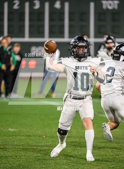 Thumbnail 3 in Plymouth South @ Plymouth North (High School Football at Fenway) photogallery.