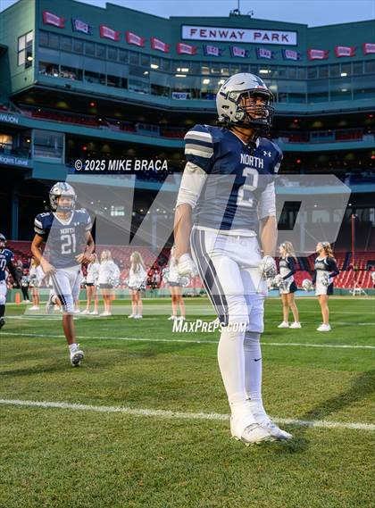 Thumbnail 2 in Plymouth South @ Plymouth North (High School Football at Fenway) photogallery.