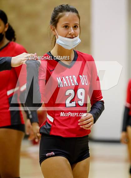 Thumbnail 3 in Mater Dei @ Cathedral Catholic (CIF Regional Semifinal) photogallery.