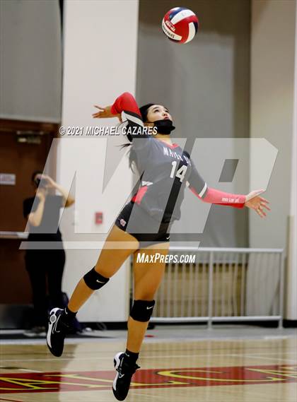 Thumbnail 2 in Mater Dei @ Cathedral Catholic (CIF Regional Semifinal) photogallery.