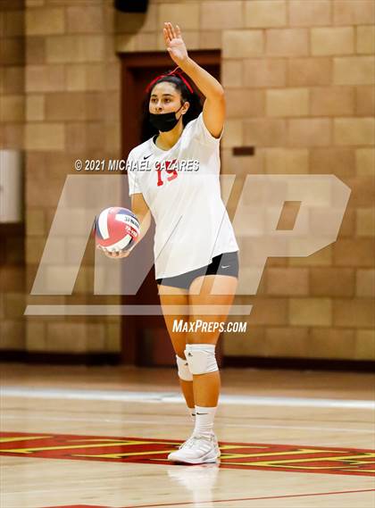 Thumbnail 1 in Mater Dei @ Cathedral Catholic (CIF Regional Semifinal) photogallery.