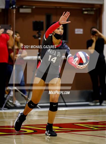 Thumbnail 1 in Mater Dei @ Cathedral Catholic (CIF Regional Semifinal) photogallery.