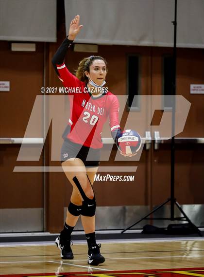 Thumbnail 1 in Mater Dei @ Cathedral Catholic (CIF Regional Semifinal) photogallery.