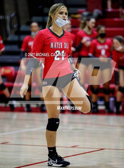 Thumbnail 2 in Mater Dei @ Cathedral Catholic (CIF Regional Semifinal) photogallery.