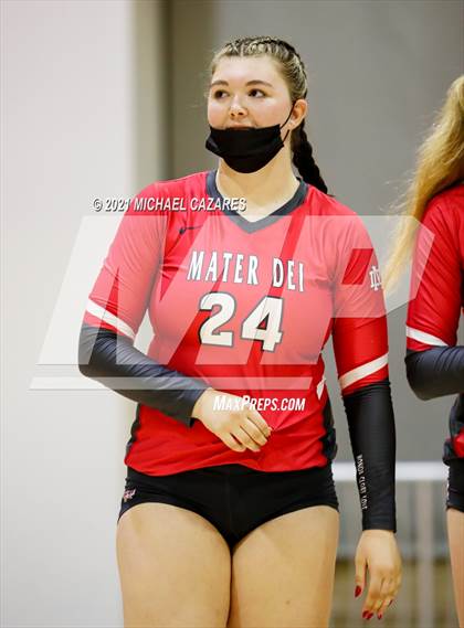 Thumbnail 1 in Mater Dei @ Cathedral Catholic (CIF Regional Semifinal) photogallery.
