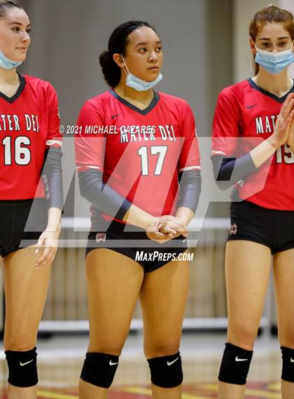 Thumbnail 3 in Mater Dei @ Cathedral Catholic (CIF Regional Semifinal) photogallery.