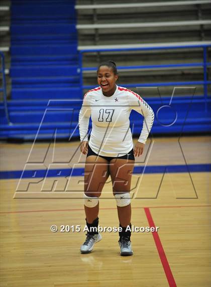 Thumbnail 1 in Reagan vs Lamar (34th Annual Houston ISD Varsity Volleyball Tournament) photogallery.