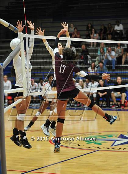 Thumbnail 1 in Reagan vs Lamar (34th Annual Houston ISD Varsity Volleyball Tournament) photogallery.