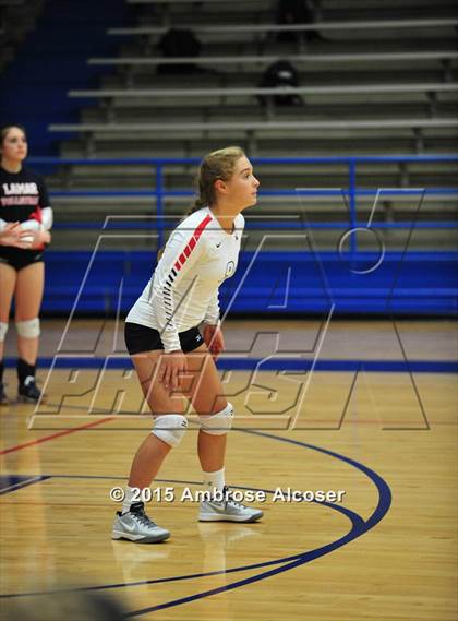 Thumbnail 2 in Reagan vs Lamar (34th Annual Houston ISD Varsity Volleyball Tournament) photogallery.