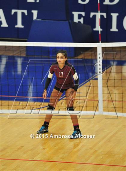 Thumbnail 1 in Reagan vs Lamar (34th Annual Houston ISD Varsity Volleyball Tournament) photogallery.