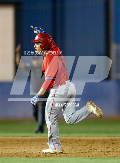 Thumbnail 3 in Sanger vs. San Joaquin Memorial (2019 D2 Valley Championships) photogallery.