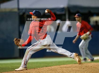 Thumbnail 2 in Sanger vs. San Joaquin Memorial (2019 D2 Valley Championships) photogallery.