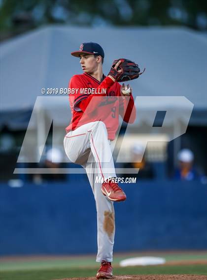 Thumbnail 2 in Sanger vs. San Joaquin Memorial (2019 D2 Valley Championships) photogallery.