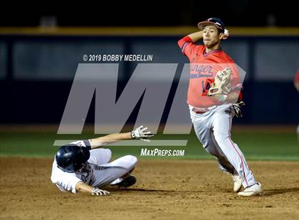 Thumbnail 3 in Sanger vs. San Joaquin Memorial (2019 D2 Valley Championships) photogallery.