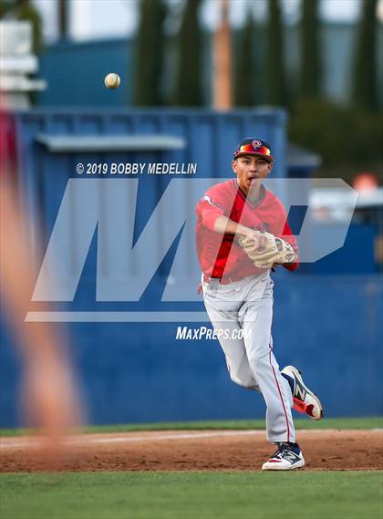 Thumbnail 3 in Sanger vs. San Joaquin Memorial (2019 D2 Valley Championships) photogallery.