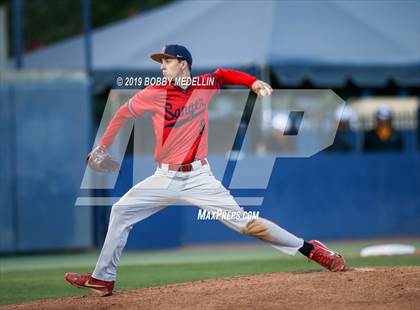 Thumbnail 1 in Sanger vs. San Joaquin Memorial (2019 D2 Valley Championships) photogallery.