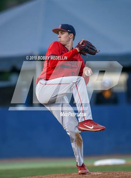 Thumbnail 3 in Sanger vs. San Joaquin Memorial (2019 D2 Valley Championships) photogallery.