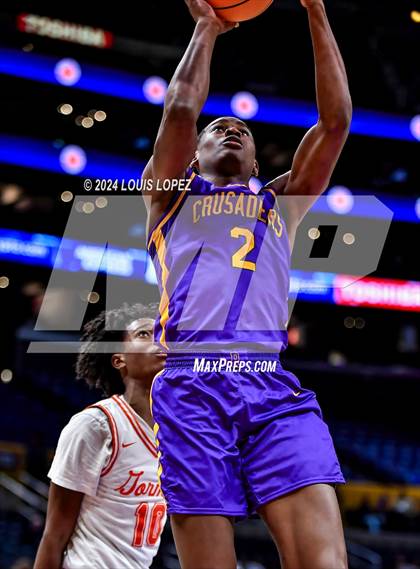 Thumbnail 1 in Bishop Gorman vs. Archbishop Riordan (Coastal Catholic Classic) photogallery.