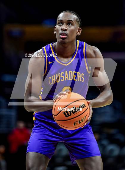 Thumbnail 3 in Bishop Gorman vs. Archbishop Riordan (Coastal Catholic Classic) photogallery.