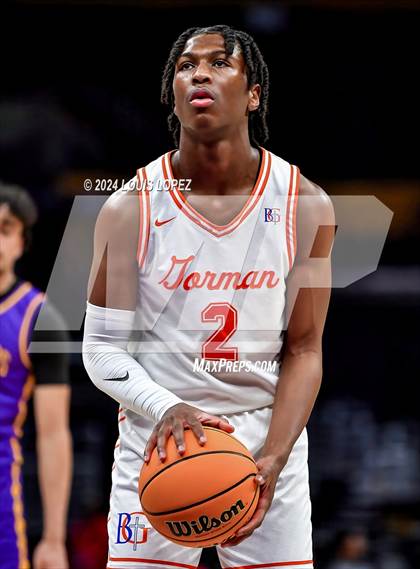 Thumbnail 2 in Bishop Gorman vs. Archbishop Riordan (Coastal Catholic Classic) photogallery.