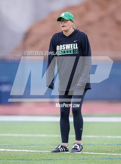 Thumbnail 2 in Roswell vs. Pope (GHSA 6A Semifinal) photogallery.