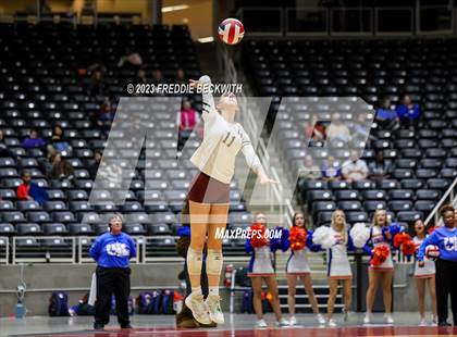 Thumbnail 2 in Grand Oaks vs. Cinco Ranch (UIL 6A Volleyball Final) photogallery.