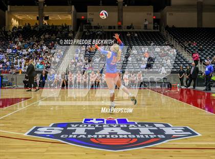 Thumbnail 1 in Grand Oaks vs. Cinco Ranch (UIL 6A Volleyball Final) photogallery.