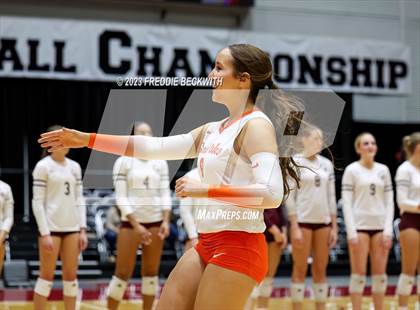 Thumbnail 1 in Grand Oaks vs. Cinco Ranch (UIL 6A Volleyball Final) photogallery.