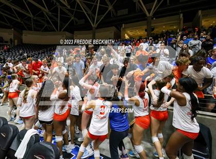 Thumbnail 2 in Grand Oaks vs. Cinco Ranch (UIL 6A Volleyball Final) photogallery.