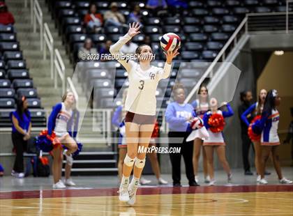 Thumbnail 1 in Grand Oaks vs. Cinco Ranch (UIL 6A Volleyball Final) photogallery.