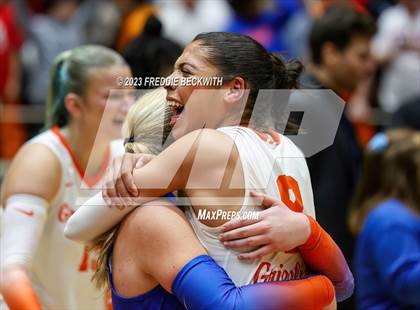 Thumbnail 2 in Grand Oaks vs. Cinco Ranch (UIL 6A Volleyball Final) photogallery.