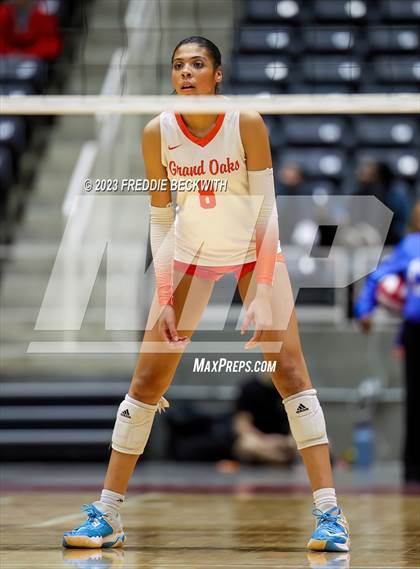 Thumbnail 2 in Grand Oaks vs. Cinco Ranch (UIL 6A Volleyball Final) photogallery.