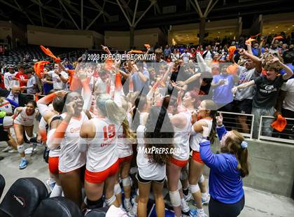 Thumbnail 3 in Grand Oaks vs. Cinco Ranch (UIL 6A Volleyball Final) photogallery.