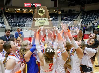 Thumbnail 2 in Grand Oaks vs. Cinco Ranch (UIL 6A Volleyball Final) photogallery.