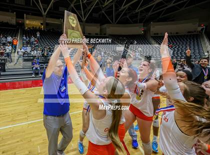 Thumbnail 3 in Grand Oaks vs. Cinco Ranch (UIL 6A Volleyball Final) photogallery.