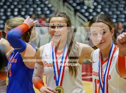 Thumbnail 1 in Grand Oaks vs. Cinco Ranch (UIL 6A Volleyball Final) photogallery.