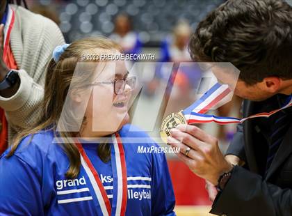 Thumbnail 3 in Grand Oaks vs. Cinco Ranch (UIL 6A Volleyball Final) photogallery.