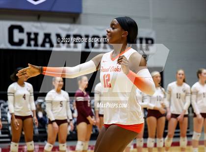 Thumbnail 2 in Grand Oaks vs. Cinco Ranch (UIL 6A Volleyball Final) photogallery.