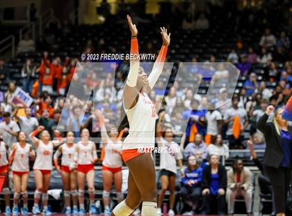 Thumbnail 2 in Grand Oaks vs. Cinco Ranch (UIL 6A Volleyball Final) photogallery.