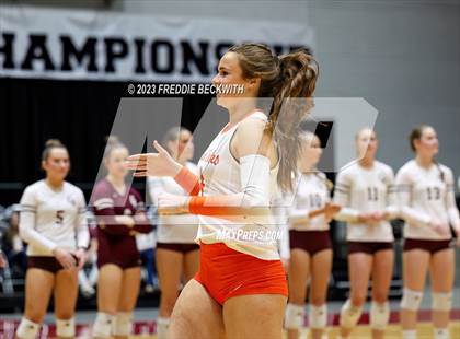 Thumbnail 3 in Grand Oaks vs. Cinco Ranch (UIL 6A Volleyball Final) photogallery.