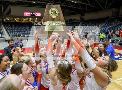 Thumbnail 2 in Grand Oaks vs. Cinco Ranch (UIL 6A Volleyball Final) photogallery.