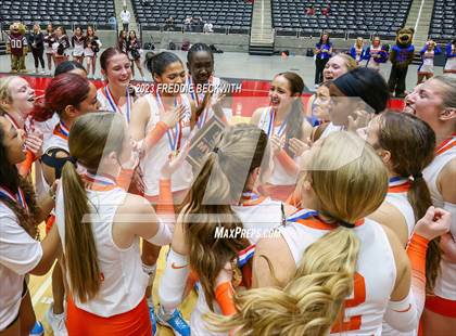 Thumbnail 3 in Grand Oaks vs. Cinco Ranch (UIL 6A Volleyball Final) photogallery.