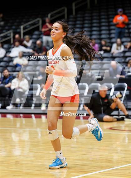 Thumbnail 2 in Grand Oaks vs. Cinco Ranch (UIL 6A Volleyball Final) photogallery.